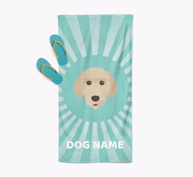 Personalised Pool Towel with {breedFullName} Icon